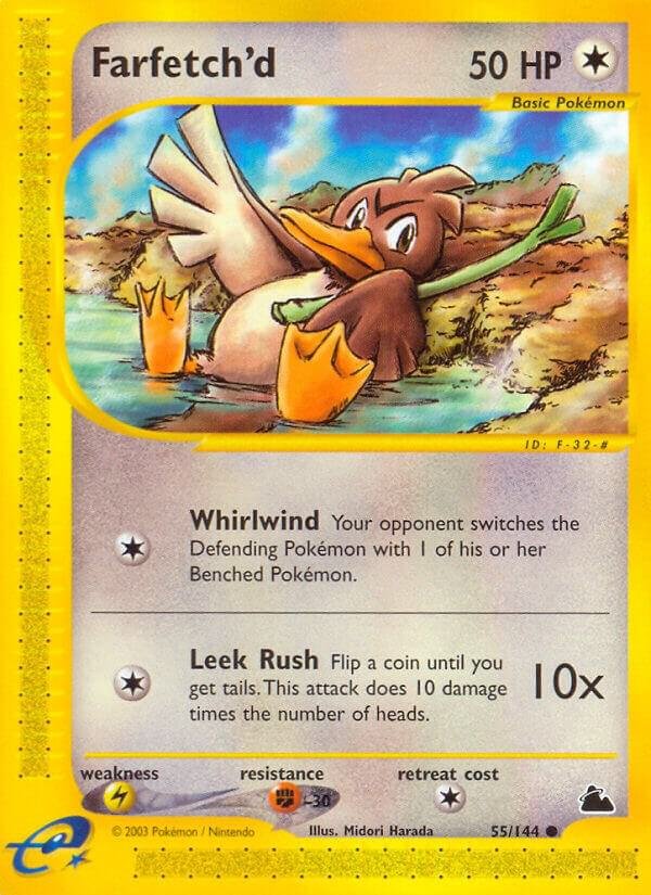 Farfetch’d 055/144 Reverse Holofoil Skyridge