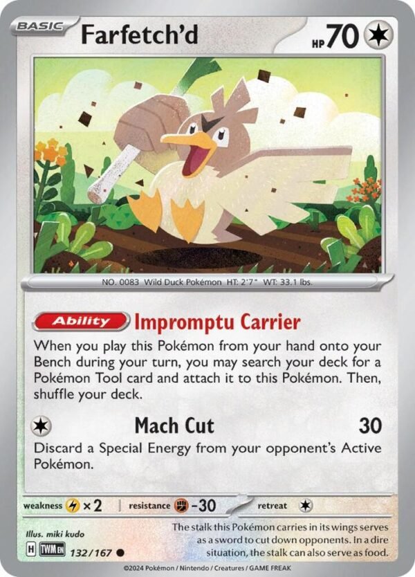 Farfetch’d 132/167 Normal SV06: Twilight Masquerade