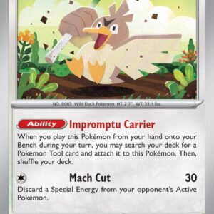 Farfetch’d 132/167 Reverse Holofoil SV06: Twilight Masquerade Farfetch’d 132/167 Reverse Holofoil SV06: Twilight Masquerade