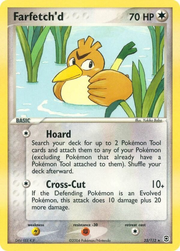 Farfetch’d 23/112 Reverse Holofoil FireRed & LeafGreen Farfetch’d 23/112 Reverse Holofoil FireRed & LeafGreen