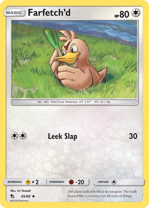 Farfetch’d 45/68 Normal Hidden Fates Farfetch’d 45/68 Normal Hidden Fates