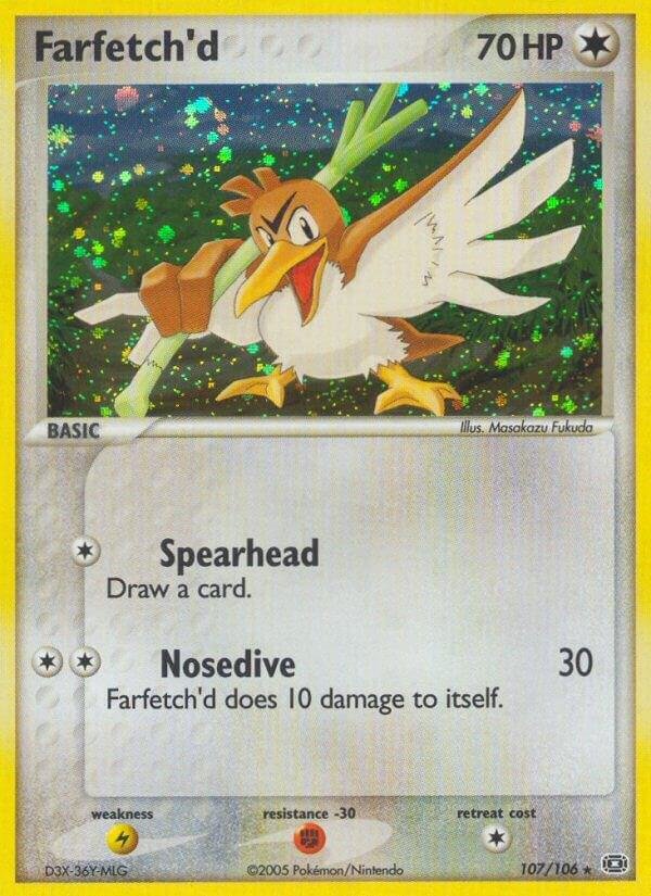 Farfetch’d (Secret Rare) 107/106 Holofoil Emerald Farfetch’d (Secret Rare) 107/106 Holofoil Emerald