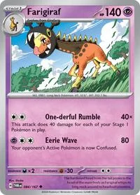 Farigiraf | 084/167 | Reverse Holofoil | SV06: Twilight Masquerade