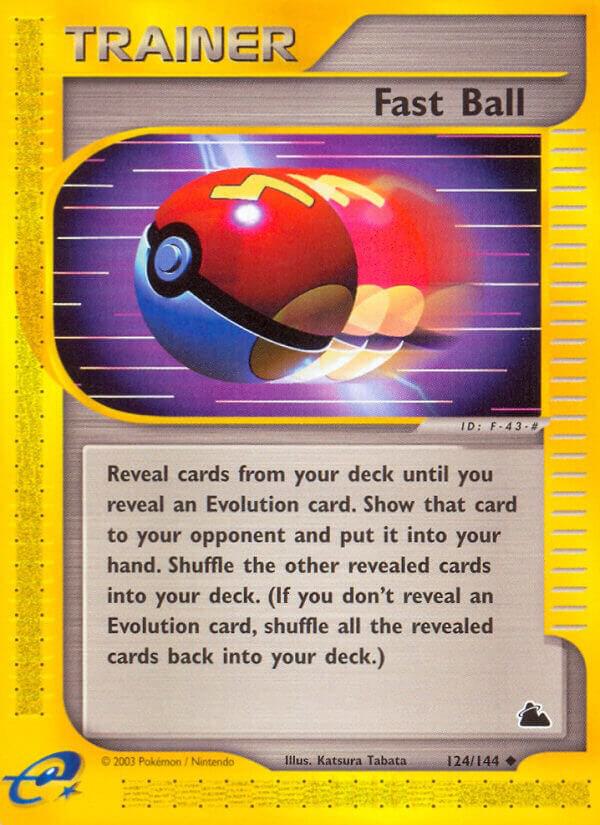 Fast Ball 124/144 Reverse Holofoil Skyridge