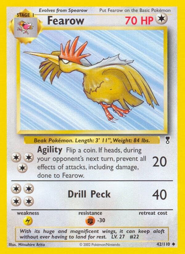 Fearow 042/110 Reverse Holofoil Legendary Collection