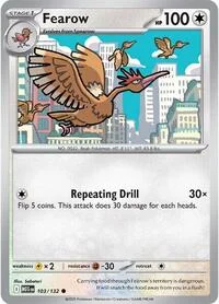 Fearow | 103/132 | Reverse Holofoil | ME01: Mega Evolution Fearow | 103/132 | Reverse Holofoil | ME01: Mega Evolution