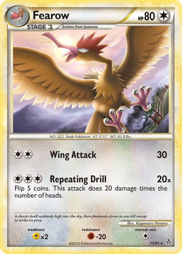 Fearow 15/95 Normal Unleashed Fearow 15/95 Normal Unleashed
