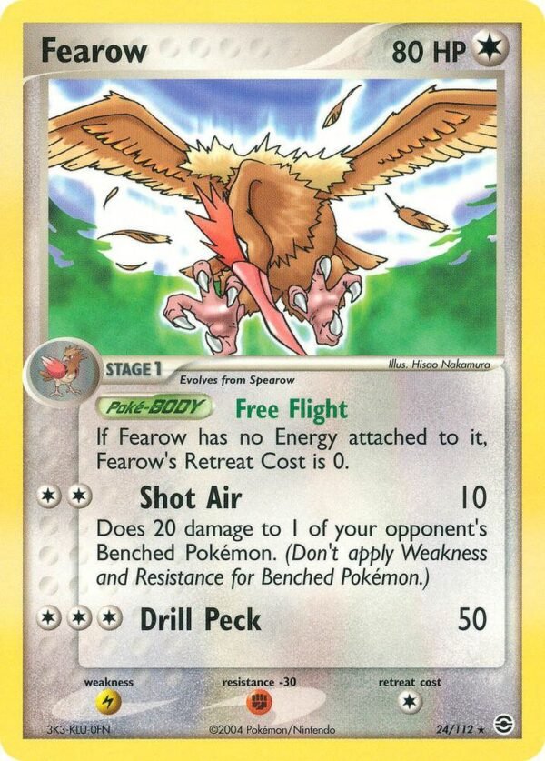 Fearow 24/112 Normal FireRed & LeafGreen Fearow 24/112 Normal FireRed & LeafGreen