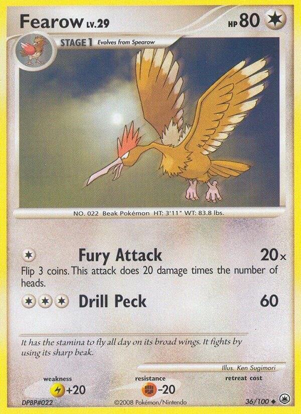 Fearow 36/100 Reverse Holofoil Majestic Dawn Fearow 36/100 Reverse Holofoil Majestic Dawn