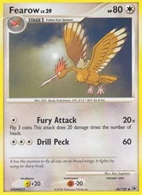 Fearow | 36/100 | Reverse Holofoil | Majestic Dawn
