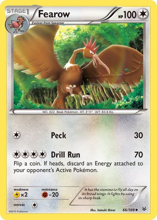 Fearow 66/108 Normal XY – Roaring Skies Fearow 66/108 Normal XY – Roaring Skies