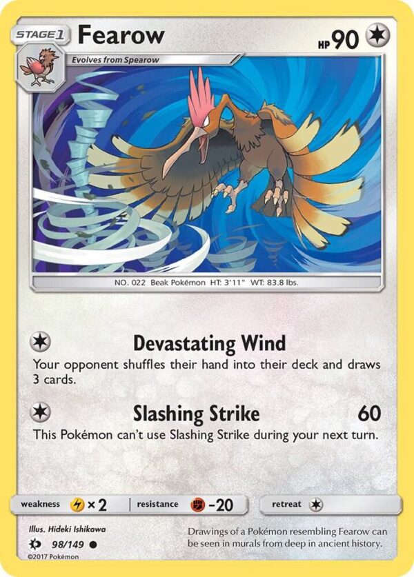 Fearow 98/149 Normal SM Base Set Fearow 98/149 Normal SM Base Set