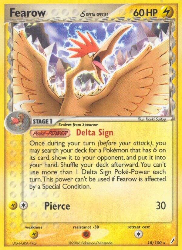 Fearow (Delta Species) 18/100 Normal Crystal Guardians Fearow (Delta Species) 18/100 Normal Crystal Guardians