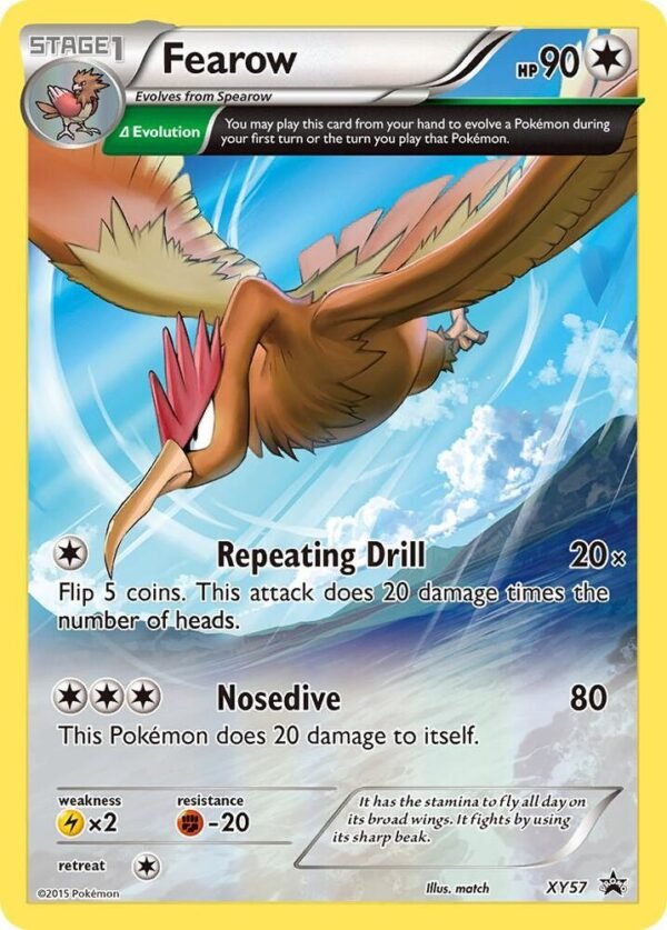 Fearow XY57 Holofoil XY Promos Fearow XY57 Holofoil XY Promos