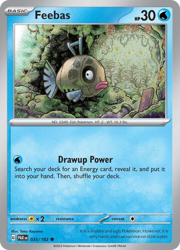 Feebas 035/182 Reverse Holofoil SV04: Paradox Rift