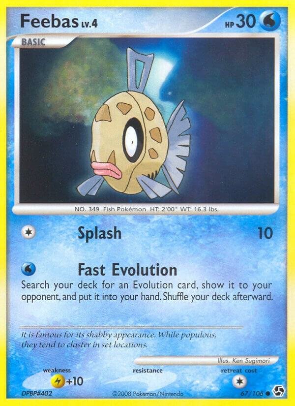 Feebas 67/106 Reverse Holofoil Great Encounters Feebas 67/106 Reverse Holofoil Great Encounters