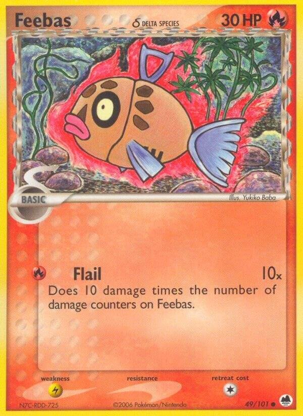 Feebas (Delta Species) 49/101 Normal Dragon Frontiers