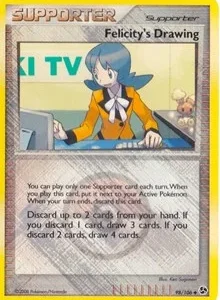 Felicity's Drawing | 098/106 (League Promo) | Reverse Holofoil | League & Championship Cards