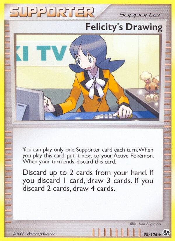 Felicity’s Drawing 98/106 Reverse Holofoil Great Encounters Felicity’s Drawing 98/106 Reverse Holofoil Great Encounters
