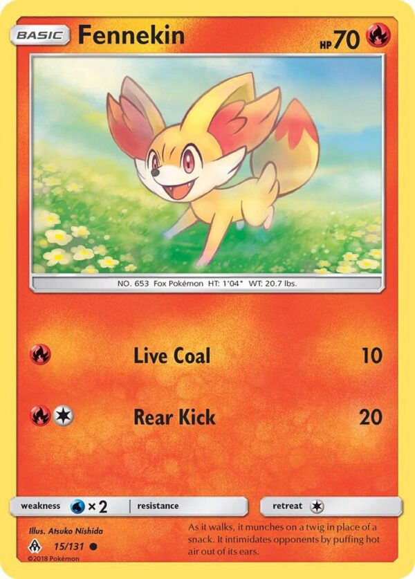 Fennekin (15) 15/131 Normal SM – Forbidden Light