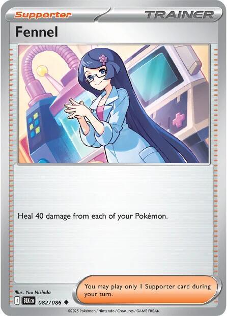 Fennel 082/086 Reverse Holofoil SV: Black Bolt