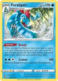Feraligatr | 057/264 | Reverse Holofoil | SWSH08: Fusion Strike