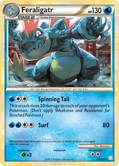 Feraligatr 20/123 (Cosmos Holo) 020/123 Holofoil Deck Exclusives
