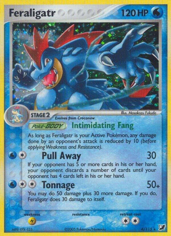 Feraligatr 4/115 Holofoil Unseen Forces Feraligatr 4/115 Holofoil Unseen Forces