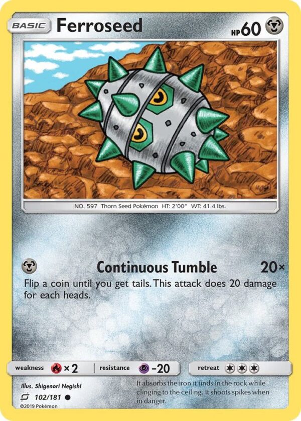 Ferroseed 102/181 Normal SM – Team Up