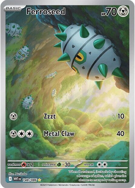 Ferroseed 148/086 Holofoil SV: White Flare