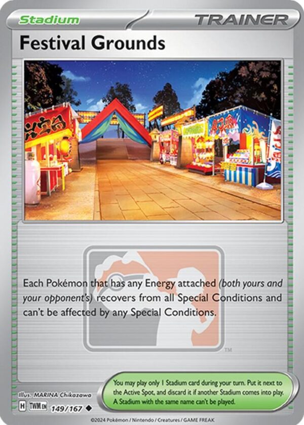 Festival Grounds 149/167 (League Promo) Reverse Holofoil League & Championship Cards