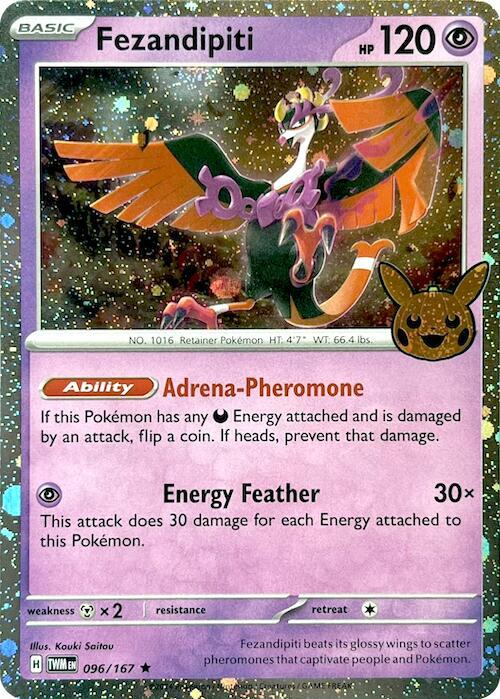 Fezandipiti (Cosmos Holo) 096/167 Holofoil Trick or Trade BOOster Bundle 2024