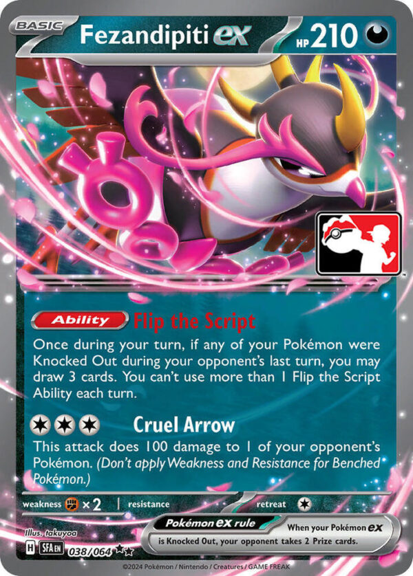 Fezandipiti ex 038/064 Holofoil Prize Pack Series Cards