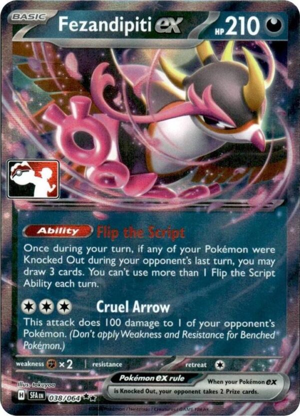 Fezandipiti ex 038/064 (Series 7) Holofoil Prize Pack Series Cards