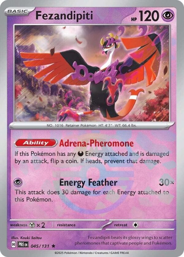 Fezandipiti (Master Ball Pattern) 045/131 Holofoil SV: Prismatic Evolutions