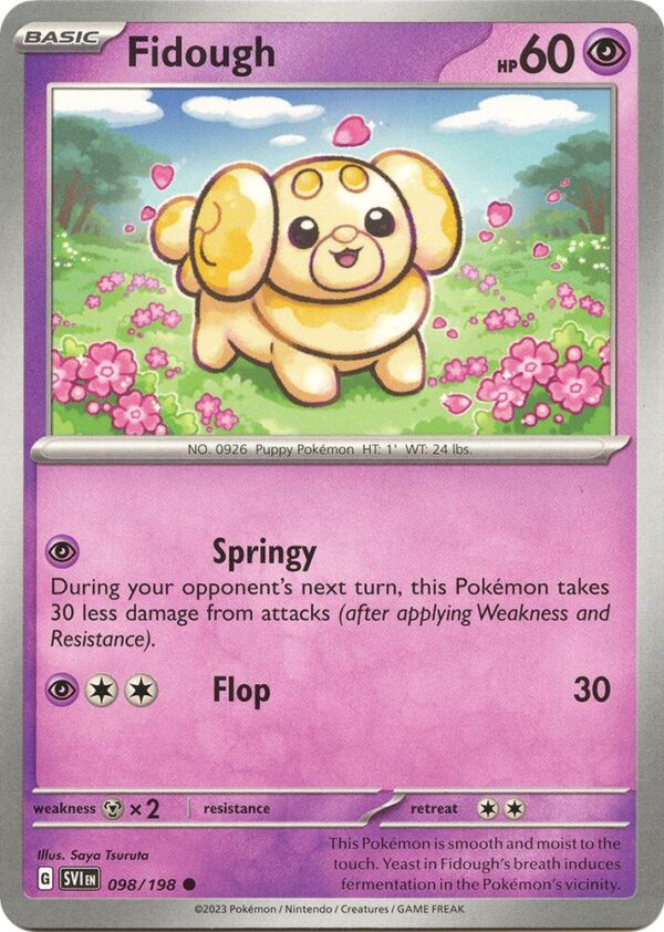 Fidough 098/198 Normal SV01: Scarlet & Violet Base Set