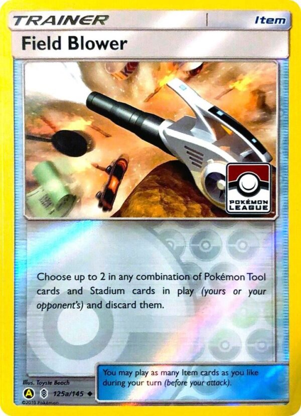 Field Blower 125a/145 (Pokemon League) Reverse Holofoil League & Championship Cards