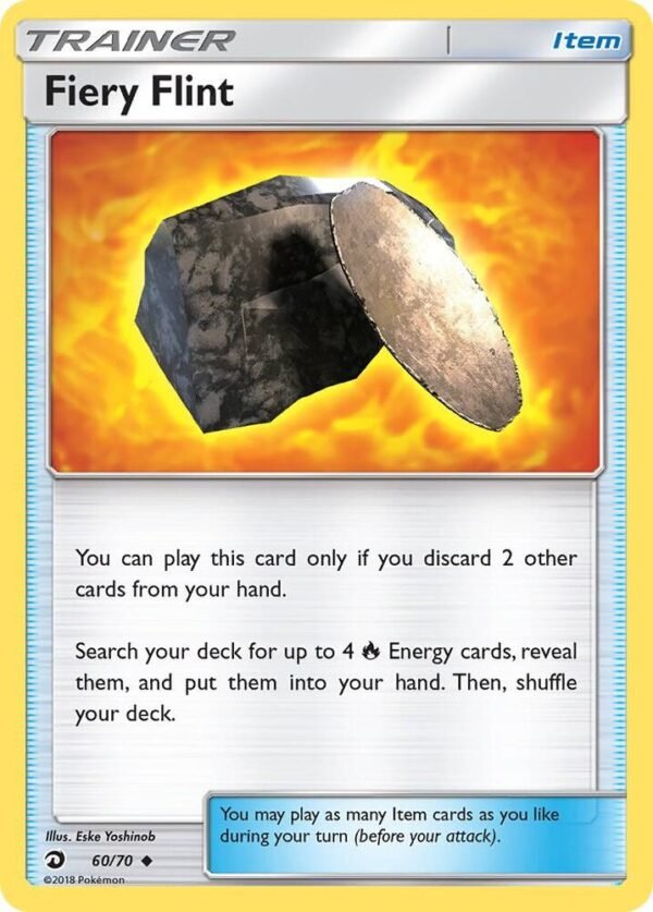Fiery Flint 60/70 Reverse Holofoil Dragon Majesty