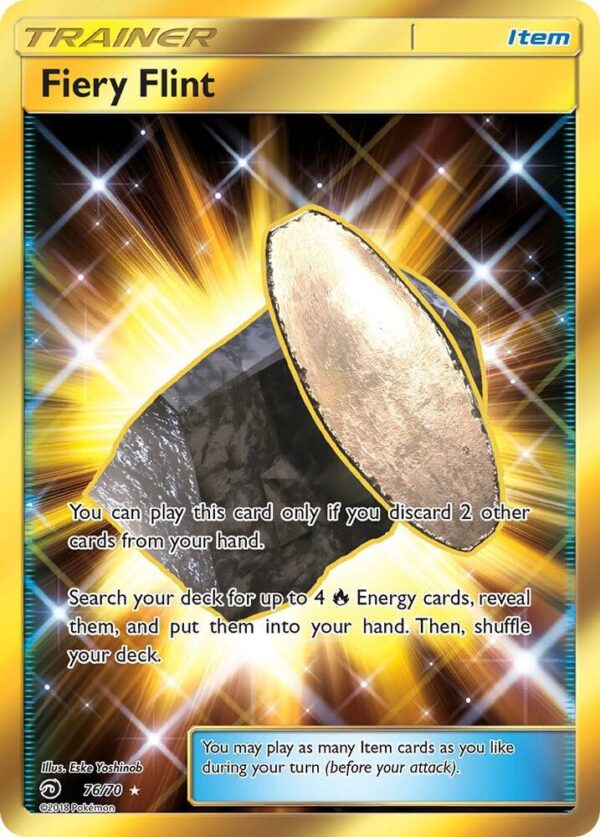 Fiery Flint (Secret) 76/70 Holofoil Dragon Majesty