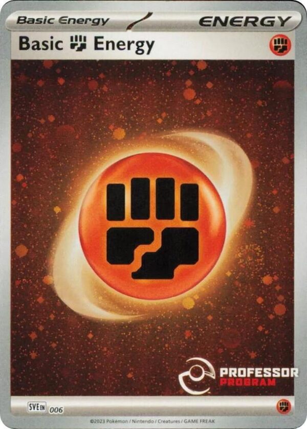 Fighting Energy (2023) 006 Holofoil Professor Program Promos Fighting Energy (2023) 006 Holofoil Professor Program Promos