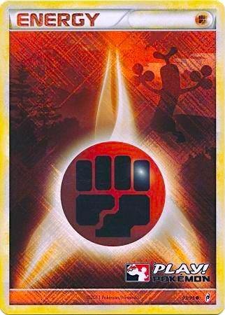 Fighting Energy 93/95 (Play! Pokemon) 093/095 Holofoil League & Championship Cards