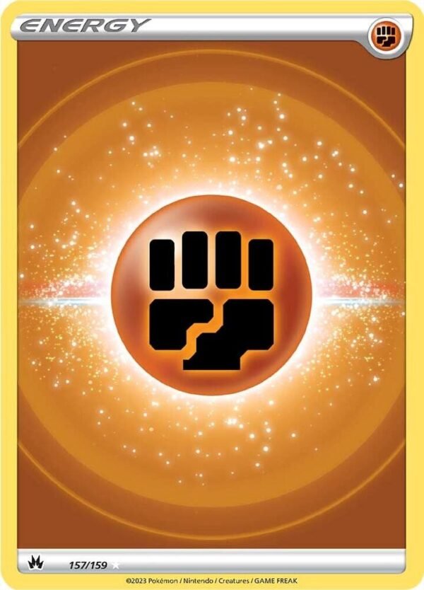 Fighting Energy (Texture Full Art) 157/159 Holofoil Crown Zenith Fighting Energy (Texture Full Art) 157/159 Holofoil Crown Zenith