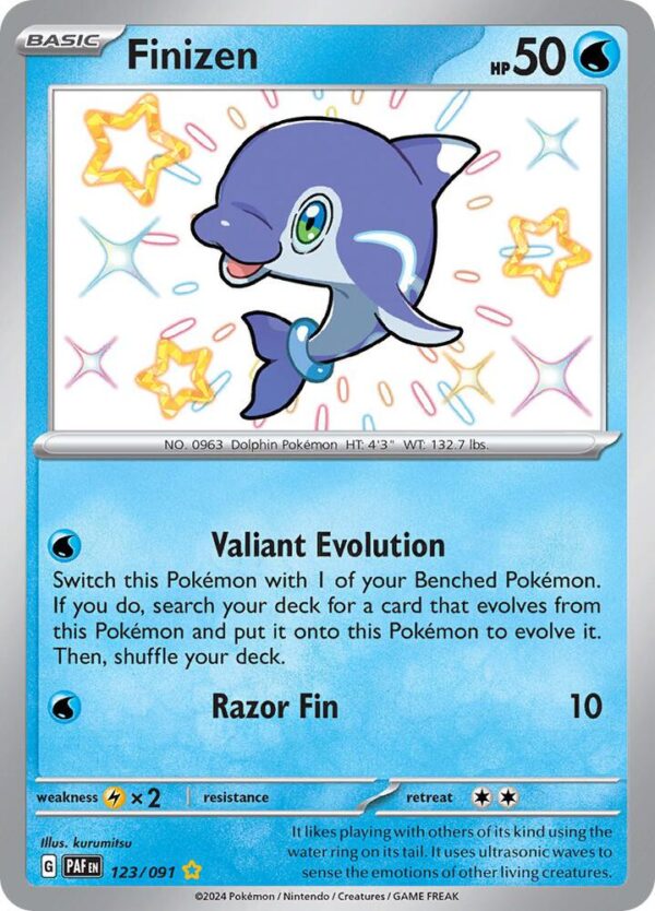 Finizen 123/091 Holofoil SV: Paldean Fates Finizen 123/091 Holofoil SV: Paldean Fates