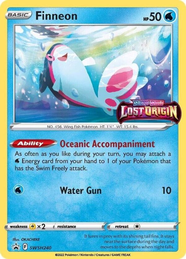 Finneon SWSH240 (Prerelease) Holofoil SWSH: Sword & Shield Promo Cards Finneon SWSH240 (Prerelease) Holofoil SWSH: Sword & Shield Promo Cards