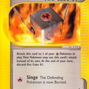 Fire Cube 01 122/147 Reverse Holofoil Aquapolis Fire Cube 01 122/147 Reverse Holofoil Aquapolis