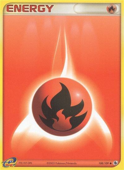 Fire Energy 108/109 Reverse Holofoil Ruby and Sapphire Fire Energy 108/109 Reverse Holofoil Ruby and Sapphire