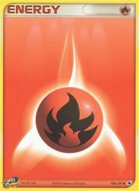 Fire Energy | 108/109 | Reverse Holofoil | Ruby and Sapphire