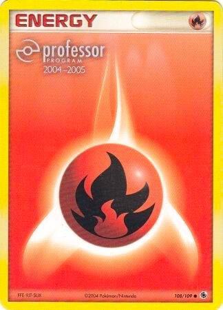 Fire Energy (2004-2005) 108/109 Normal Professor Program Promos Fire Energy (2004-2005) 108/109 Normal Professor Program Promos