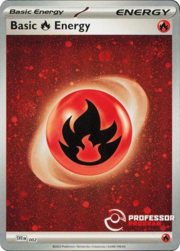 Fire Energy (2023) 002 Holofoil Professor Program Promos Fire Energy (2023) 002 Holofoil Professor Program Promos