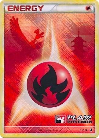 Fire Energy 89/95 (Play! Pokemon) 089/095 Holofoil League & Championship Cards Fire Energy 89/95 (Play! Pokemon) 089/095 Holofoil League & Championship Cards